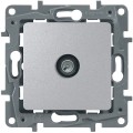 Legrand Etika Розетка телевизионная "звезда" 2 дБ, 0-2400мГц (алюминий) 672451 Legrand Etika Розетка телевизионная "звезда" 2 дБ, 0-2400мГц (алюминий) 672451