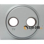 Galea Life Лицевая панель TV-FM Aluminium. 771372 Galea Life Лицевая панель TV-FM Aluminium. 771372