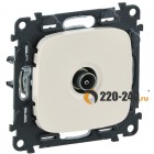 Valena Allure Розетка TV проходная (Слоновая кость) 753861 