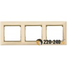 Legrand (легранд) 774153 Valena - Рамка 3 поста (Слоновая кость/Золото) Legrand (легранд) 774153 Valena - Рамка 3 поста (Слоновая кость/Золото)