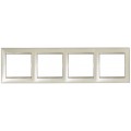 Legrand (легранд) 770474 Valena - Рамка 4 поста  Жемчужный 
