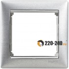 Legrand (легранд) 770331 Valena - Рамка 1 пост (Алюминий матовый)