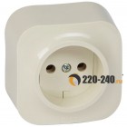 Legrand (Легранд) 782240 Quteo - Розетка 1-ая без заземления, 16А (слоновая кость) Legrand (Легранд) 782240 Quteo - Розетка 1-ая без заземления, 16А (слоновая кость)