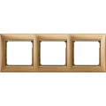 Legrand (легранд) 770303 Valena - Рамка 3 поста (Матовое Золото)