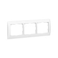 Galea Life Рамка 3 поста, WHITE, горизонтальная 771003