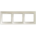 Legrand (легранд) 770473 Valena - Рамка 3 поста  Жемчужный