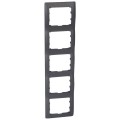 Galea Life Рамка 5 постов,DARK BRONZE (темная бронза) , вертикальная 771209