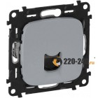 Valena Allure Розетка телефонная RJ11 (Алюминий) 753938 