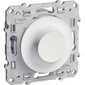 Odace Светорегулятор поворотно-нажимной 40-600 Вт (Белый) S52R511