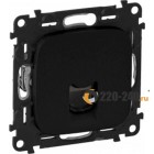 Valena Allure Розетка телефонная RJ11 (Антрацит) 753948 