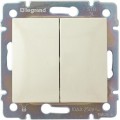 Legrand (легранд) 774308 Valena - Проходной выключатель 2 клавишный (слоновая кость)