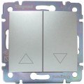 Legrand (легранд) 770104 Valena - Выключатель для управления рольставни (Алюминий)
