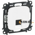 Valena Allure Розетка компьютерная RJ 45 Кат. 5e UTP (Белый) 753740 