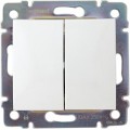 Legrand (легранд) 774405 Valena - Выключатель двухклавишный (белый)