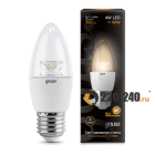 Свечеобразная светодиодная лампа Gauss 6.5W E27 2700K LED 220V (103202104) ***