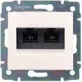 Legrand (легранд) 774239 Valena - Розетка компьютерная RJ45 кат.5е UTP 2 выхода (белый)