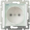 Legrand (легранд) 774220 Valena - Розетка 2К+З с крышкой, защит. Шторки (белый)