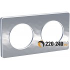 Odace Рамка 2 пост (алюм. мартель) S52P804K