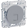 Odace Розетка компьютерная RJ45 кат.5 UTP 1 выход (Алюминий) S53R471