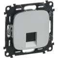 Valena Allure Розетка компьютерная RJ 45 Кат. 6e UTP (Алюминий) 753942 