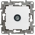Legrand Etika Розетка телевизионная проходная 15дБ, 5-862 мГц (белый) 672263 Legrand Etika Розетка телевизионная проходная 15дБ, 5-862 мГц (белый) 672263