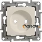Legrand Etika Розетка 2К винтовой зажим 16 А (слоновая кость) 672320