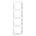 Galea Life Рамка 4 поста, WHITE, вертикальная 771008