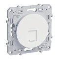 Odace Розетка компьютерная RJ45 кат.5 UTP 1 выход (Белый) S52R471