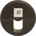 Celiane Лицевая панель розетки компьютерной RJ45 (Графит) Celiane Лицевая панель розетки компьютерной RJ45 (Графит)