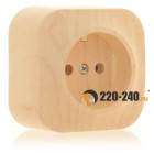 Legrand (Легранд) 782270 Quteo - Розетка 1-ая без заземления, 16А (дерево) Legrand (Легранд) 782270 Quteo - Розетка 1-ая без заземления, 16А (дерево)