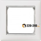 Legrand (легранд) 770491 Valena - Рамка 1 пост (Белый/Серебро)