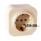 Legrand (Легранд) 782241 Quteo - Розетка 1-ая с заземлением, 16А (слоновая кость) Legrand (Легранд) 782241 Quteo - Розетка 1-ая с заземлением, 16А (слоновая кость)