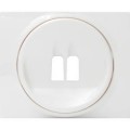 Galea Life Лицевая панель для аккустической розетки (2 контакта) white 771000