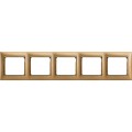 Legrand (легранд) 770305 Valena - Рамка 5 постов (Матовое Золото)