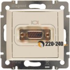 Legrand (легранд) 774183 Valena - Розетка HD15 (Слоновая кость)