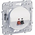 Odace Аудиорозетка (Белый) S52R487