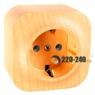 Legrand (Легранд) 782271 Quteo - Розетка 1-ая с заземлением, 16А (дерево) Legrand (Легранд) 782271 Quteo - Розетка 1-ая с заземлением, 16А (дерево)