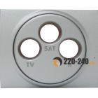 Galea Life Лицевая панель TV-FM-SAT Aluminiuminium 771373 Galea Life Лицевая панель TV-FM-SAT Aluminiuminium 771373