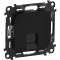 Valena Allure Розетка компьютерная RJ 45 Кат. 5e UTP (Антрацит) 753950 