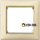 Legrand (легранд) 774151 Valena - Рамка 1 пост (Слоновая кость/Золото) Legrand (легранд) 774151 Valena - Рамка 1 пост (Слоновая кость/Золото)