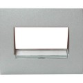 Galea Life Лицевая панель для розетки компьютерной на 1-2 входа RJ45 Aluminium 771375