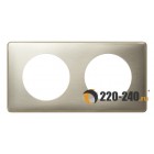 Celiane Рамка 2 поста (титан)  68902